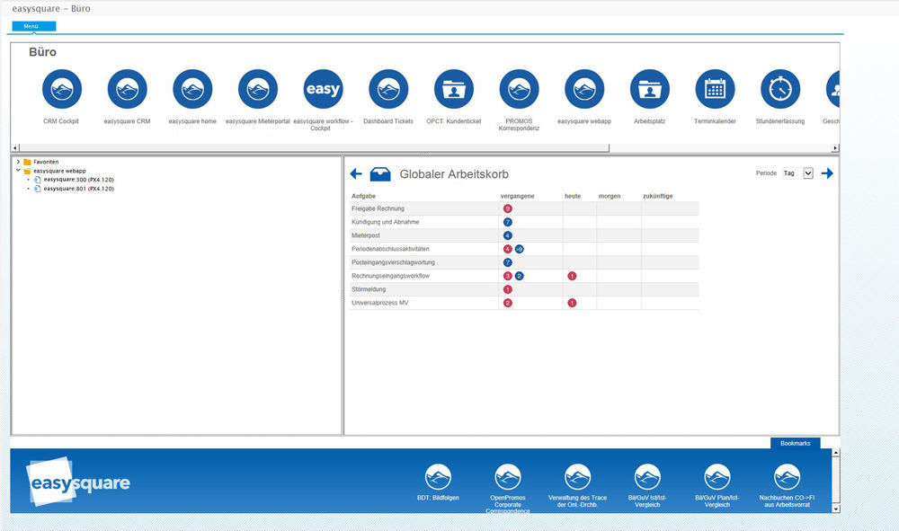 Urlaubsübergabe und Vertreterregelungen in easysquare workflow