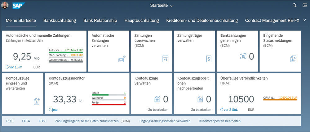 Abbildung 2: SAP Fiori ® ermöglicht eine anwenderfreundliche Nutzung der vielfältigen Funktionen von SAP BCM.