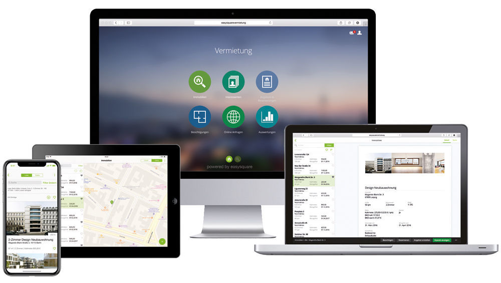 Digitale Mieterkommunikation mit den mobilen Apps von easysquare