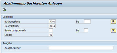 Treten Differenzen zwischen Haupt- und Nebenbuch auf, so sind diese zu analysieren und zu bereinigen. Eine Ursache für Differenzen kann sein, dass die periodische Bestandsbuchung noch nicht gebucht wurde. Die periodische Bestandsbuchung bucht Anlagenbestände der im Bewertungsplan als periodisch buchend gekennzeichneten Bewertungsbereiche (z. B. im Bewertungsbereich Steuerrecht). In diesem Fall ist zuerst die periodische Bestandsbuchung durchzuführen und dann der Report auszuführen.