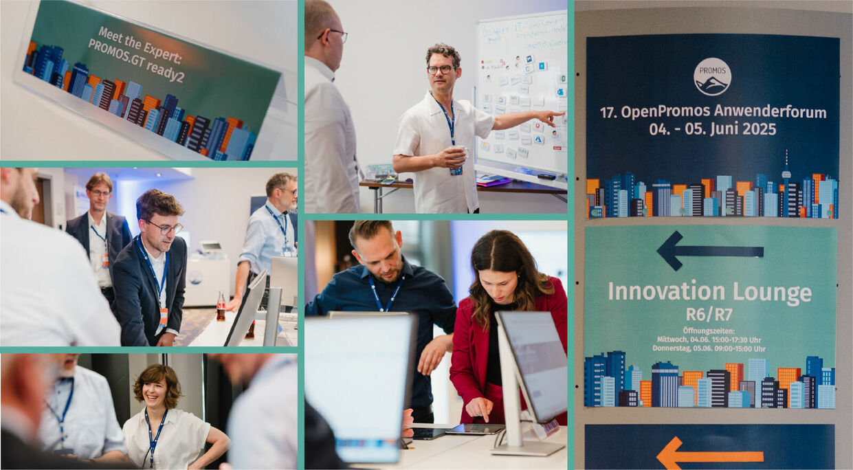 Die Innovation Lounge bot die Möglichkeit, sich mit Expertinnen und Experten über Themen, Lösungen und Ideen auszutauschen.  In der Innovation Lounge hatten die Besucherinnen und Besucher die Möglichkeit, Lösungen und Themen live mit Experten zu besprechen.