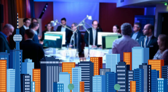 Auf dem OpenPromos Anwenderforum treffen sich Interessierte in der Innovation Lounge, um auf Augenhöhe über technische Lösungen zu sprechen.