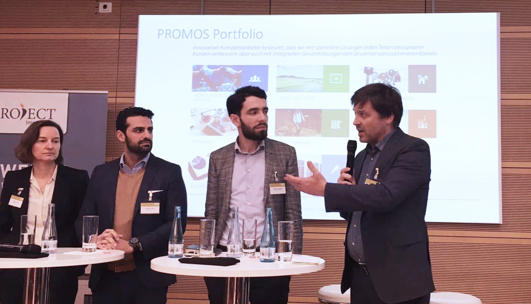 Jens Kramer, CEO der PROMOS consult und Gründer der Digitalmarke easysquare, spricht auf dem 3. Berliner Immobilienkongress. Jens Kramer auf dem 3. Berliner Immobilienkongress 2018