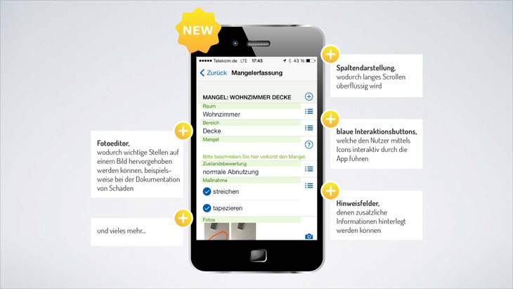 Diese neue Version soll ab dem 06. Oktober 2014 im App Store verfügbar sein, also etwas später als der vermutete Termin für das Betriebssystem-Update. Wir möchten daher unsere Kunden bitten, das Update auf iOS 8 erst vorzunehmen, wenn von uns für die aktuelle IMMOLOGIS App 2.6.2 bzw. die Nachfolgeversion 3.0 eine Freigabe vorliegt. Wir werden Sie in jedem Fall hierzu separat informieren. Release der easysquare mobile App
