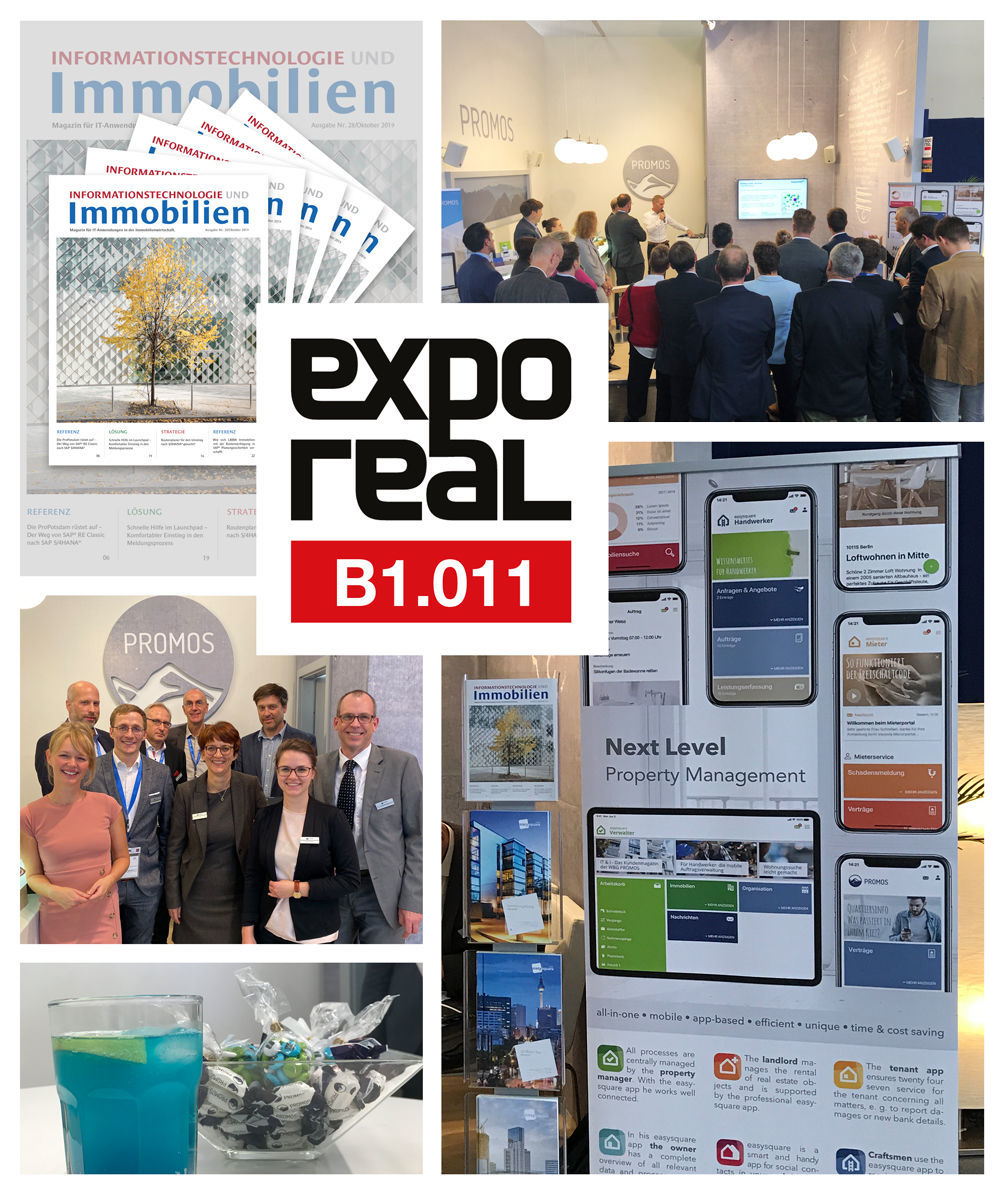 Ein Einblick in drei spannende Tage EXPO REAL 2019 PROMOS consult präsentiert digitale Innovationen auf der EXPO REAL 2019