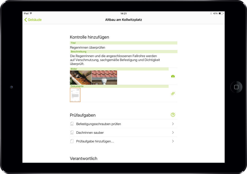 Mit dem Dienst „Organisation“ werden Organisationen, Teamstrukturen usw. gepflegt. Organisationen, denen der Nutzer als Administrator zugeordnet ist, können von ihm bearbeitet werden. Darüber hinaus erscheinen hier auch weitere Organisationen, wenn ihnen z. B. der Nutzer als Mitglied zugeordnet ist oder in den Daten der Organisation eine allgemeine Sichtbarkeit innerhalb der App eingestellt wurde. Die Sichtbarkeit der Organisation kann eingestellt werden: öffentlich sichtbar nur für Mitglieder sichtbar nur für Administratoren sichtbar Prüfaufgaben in der easysquare Verwalter-App für Ihr Bestandsmanagement