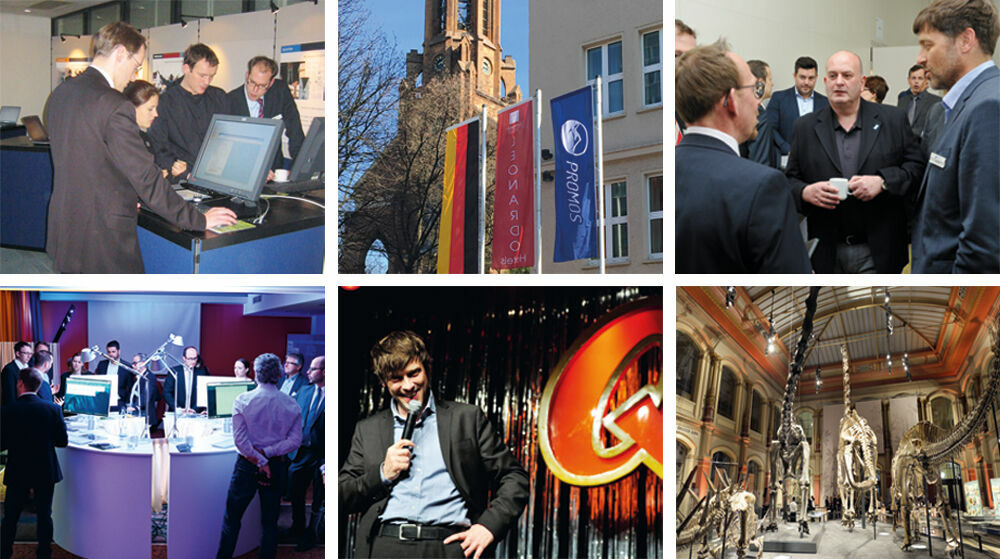 Impressionen aus bald 20 Jahren OpenPromos Anwenderforum – Seien Sie beim nächsten Event vom 10. bis 11. Mai 2023 mit dabei! Impressionen aus 20 Jahren OpenPromos Anwenderforum in Berlin