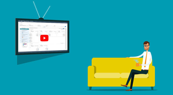 Im YouTube Video wird die neue Anwendung zur grafischen Darstellung von T-Konten für Fiori® vorgestellt.