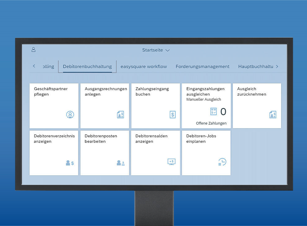 Abbildung 1: Das Fiori ® Launchpad ermöglicht den Nutzern einen schnellen, zentralen Zugriff auf ihre IT-Plattform.