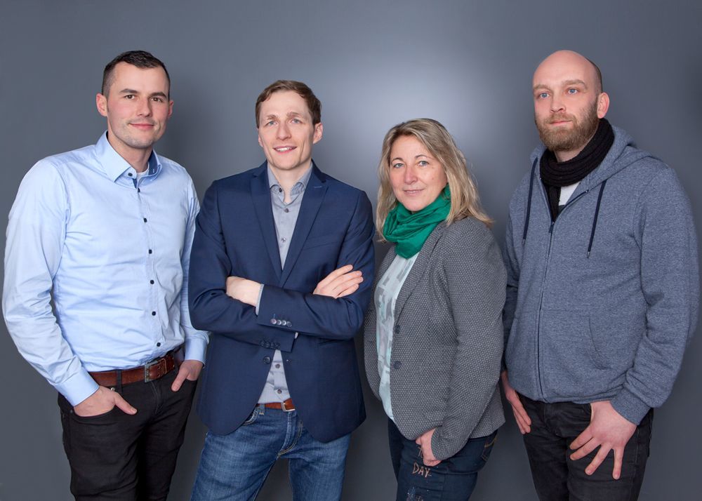 Abbildung 1: Team Innovationsmanagement/IT - Seit 2017 hat die KoWo das Innovationsmanagement als eigene Stabstelle der Geschäftsführung in den Mittelpunkt der Unternehmensphilosophie gerückt. Team Innovationsmanagement der KoWo Erfurt