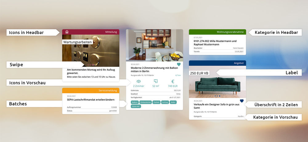 Abbildung 1: Mit dem Generic Style noch mehr Gestaltungsmöglichkeiten in der Formularvorschau. Generic Style in der Formularvorschau der easysquare Apps