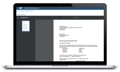 PROMOS Geschäftspartner-Anonymisierung