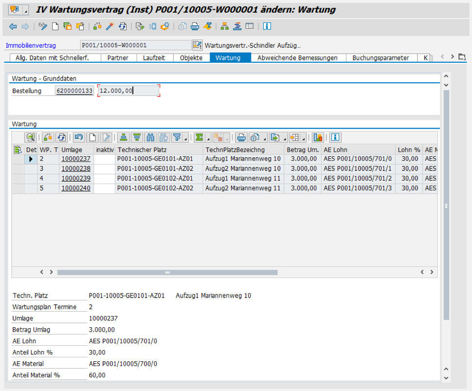 Promos Wartungsvertragsmanagement Promos