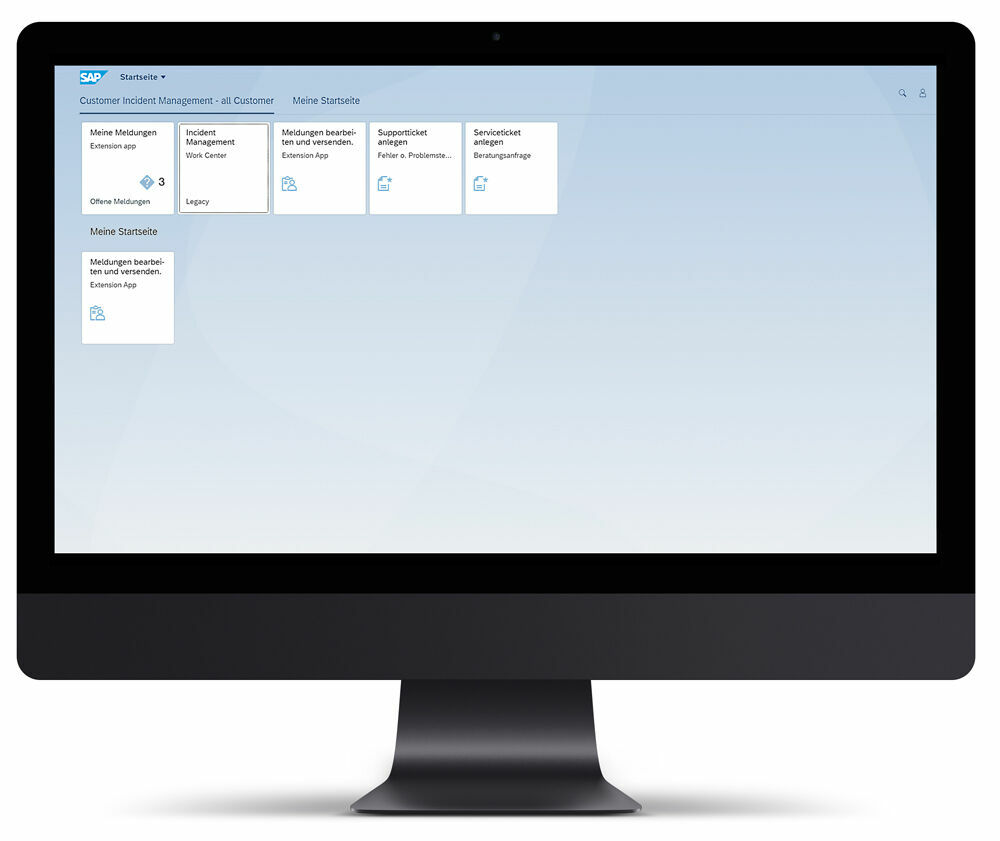 Die moderne Kacheloberfläche erleichtert die Bedienung. Zudem wird ab sofort zwischen dem Anlegen einer Support- und einer Serviceanfrage unterschieden. In der modernen Kacheloberfläche von SAP Fiori(R) kann beim Anlegen eines Calls jetzt zwischen einem Service und Support Ticket unterschieden werden.