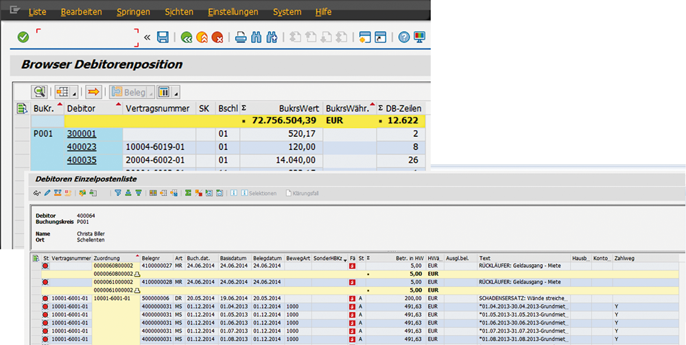 Abbildung 1: Die SAP HANA ® Datenbank ermöglicht neue performante Wege im Reporting auch über den SAP ® GUI. Neue Oberflächen werden browserbasiert implementiert. Die SAP HANA Datenbank ermöglicht neue performante Wege im Reporting auch über den SAP GUI. Neue Oberflächen werden browserbasiert implementiert.